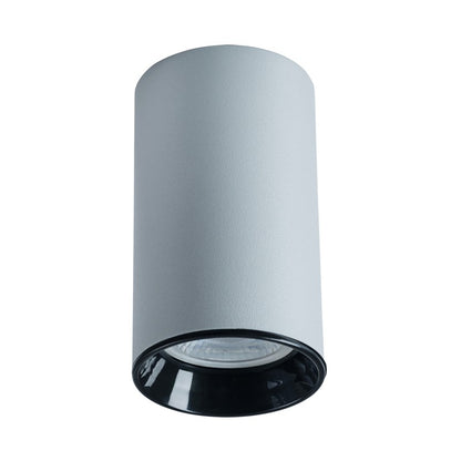 Φωτιστικό Μονόφωτο Οροφής Αλουμίνιο Στρογγυλό Ασημί GU10 Φ6