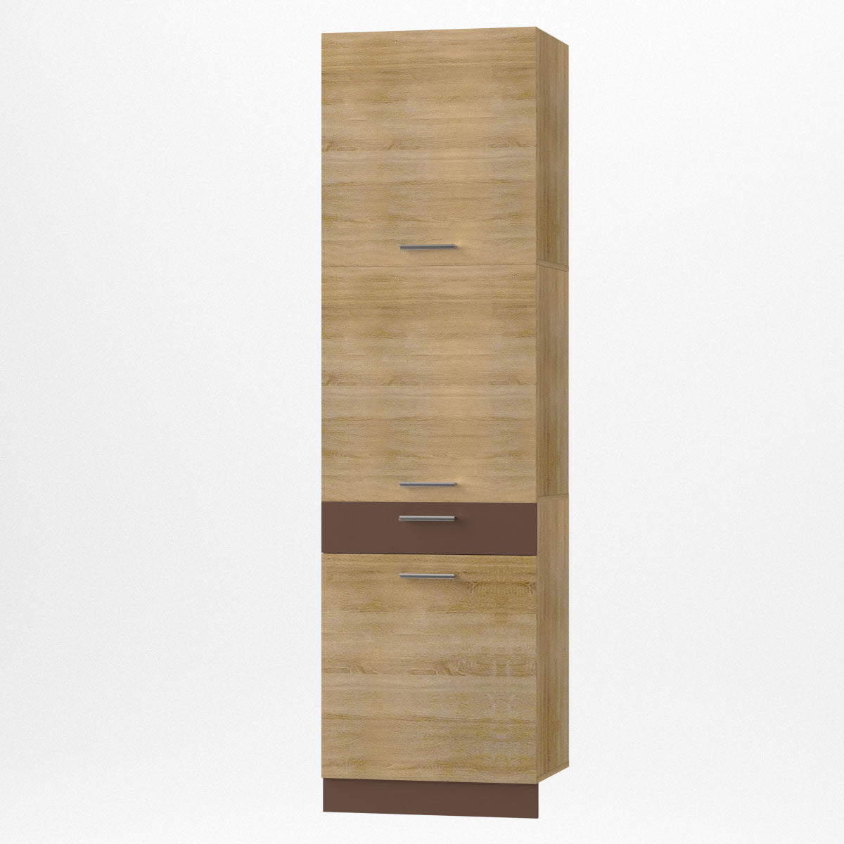 Alina Large Cabinet Sonoma-Mocca 60x55.6x213.3