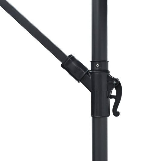 Ομπρέλα Επαγγελματική με Βάση Jiopel Μονοκόμματος Ιστός Αλουμίνιο-Ανθρακί Ύφασμα Φ3m