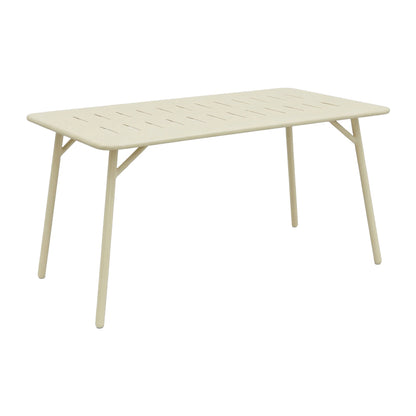 Τραπέζι Moraja Κρεμ Μέταλλο 140x80x72