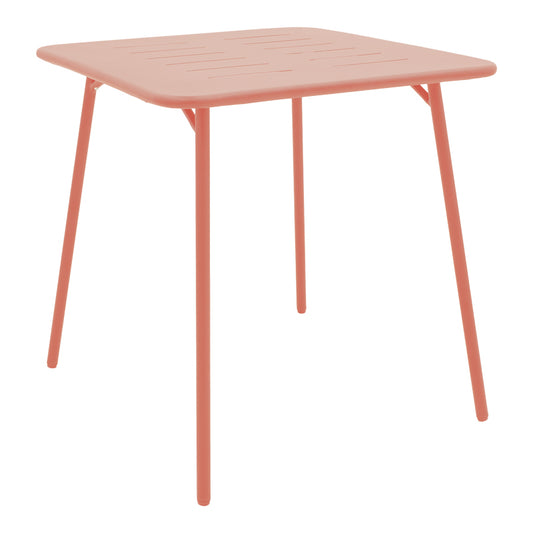 Τραπέζι Moraja Terracotta Μέταλλο 70x70x73