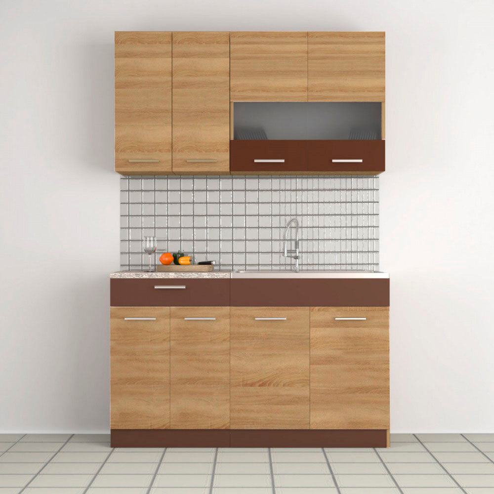 Alina Kitchen Set 2.8 (Expandable) Sonoma-Mocca Set of 4 Boxes (2.8 Current Meters)