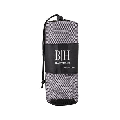 Solid Color Microfiber Beach Towel Art 2200 90x160cm Grey