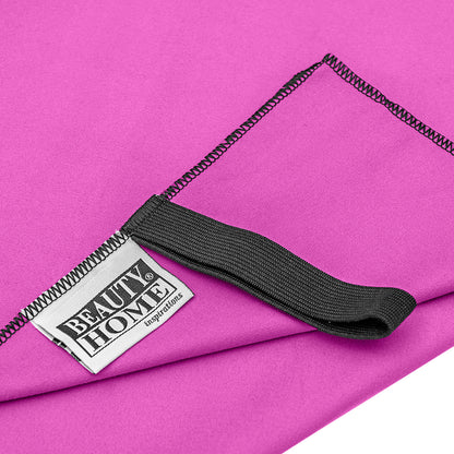 Πετσέτα Θαλάσσης Μονόχρωμη Microfiber Art 2200 90x160εκ Μωβ