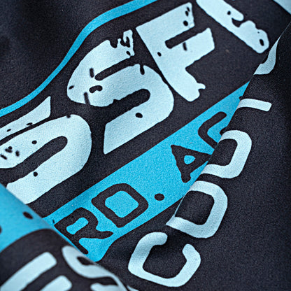 Πετσέτα Γυμναστηρίου Microfiber Art 2202 50x90εκ Μαύρο-Σιέλ