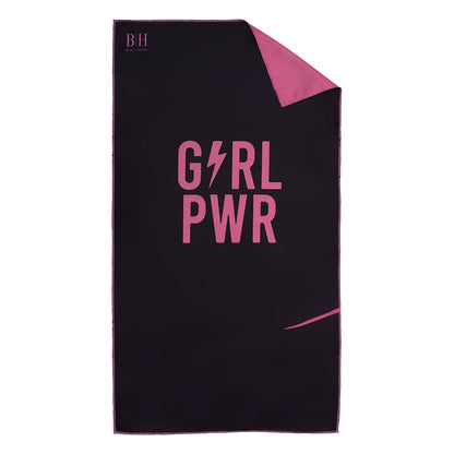 Πετσέτα Γυμναστηρίου Microfiber Art 2207 50x90εκ Μαύρο-Φουξ