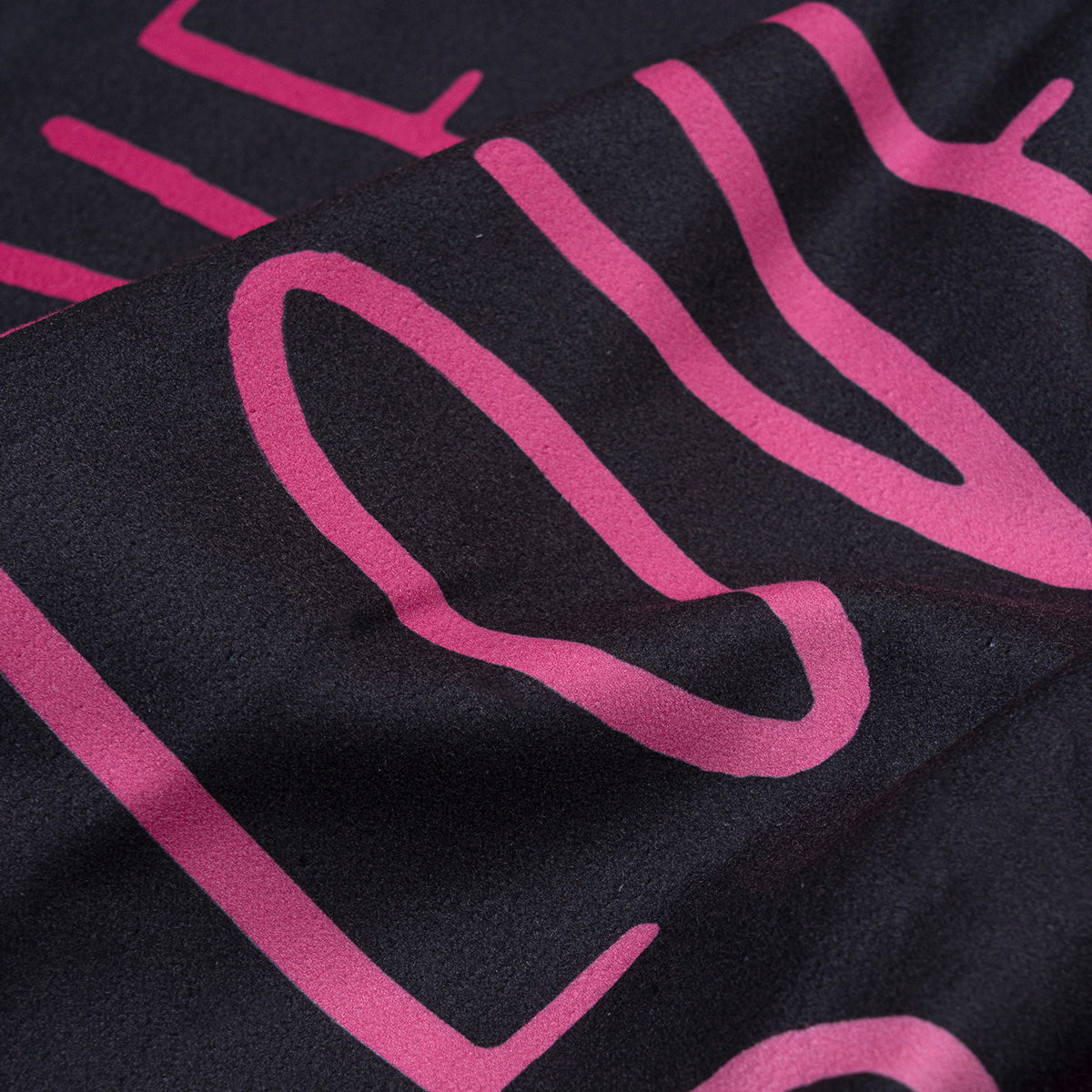 Πετσέτα Γυμναστηρίου Microfiber Art 2209 50x90εκ Μαύρο-Ροζ