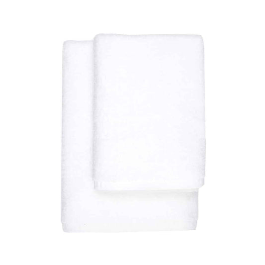 Πετσέτα Mπάνιου Ξενοδοχείου Flat 70x140εκ Λευκή 530γρ. 100% Cotton Πεννιέ