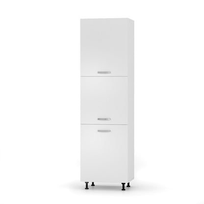 Charlotte Kitchen Column with Metal Handles White 60x56x213.4