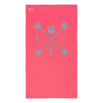 Πετσέτα Γυμναστηρίου Microfiber Art 2241 50x90εκ Φουξ-Ροζ