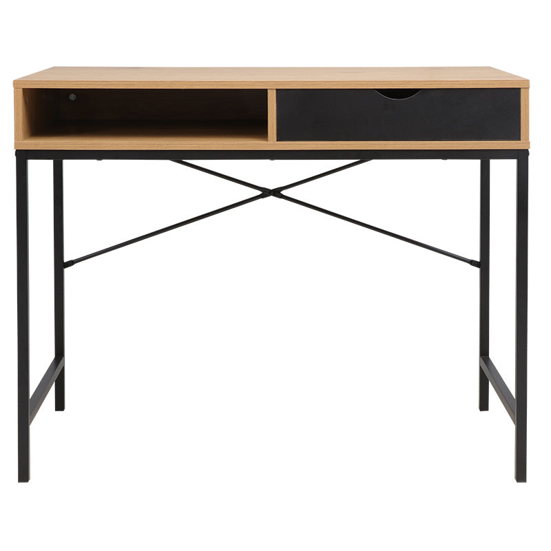 Γραφείο Εργασίας Taco Φυσικό-Μαύρο 95x48x76