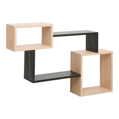 Ράφι Τοίχου Beldra σε Φυσική Απόχρωση με Όψη Μαρμάρου 84x15x57.8