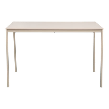 Τραπέζι Faragio Μέταλλο σε Μπεζ Απόχρωση με Γκρι Μεταλλικά Πόδια 120x75x75