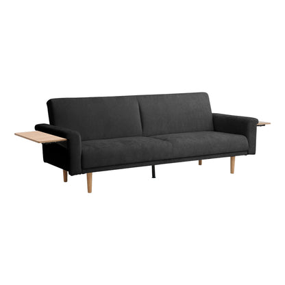 Καναπές-Κρεβάτι Flexo Ύφασμα Ανθρακί 220x84.5x82