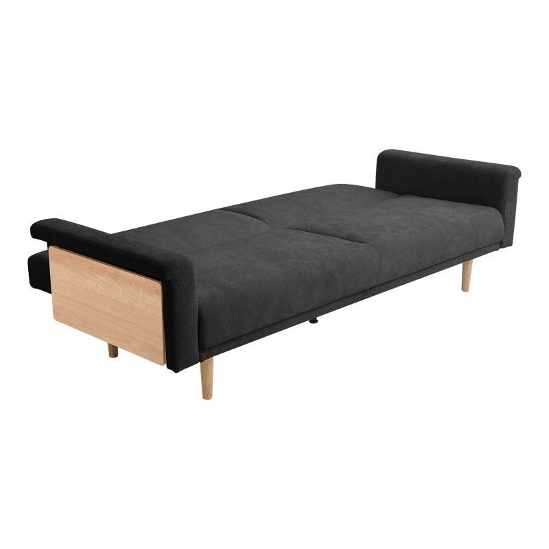 Καναπές-Κρεβάτι Flexo Ύφασμα Ανθρακί 220x84.5x82