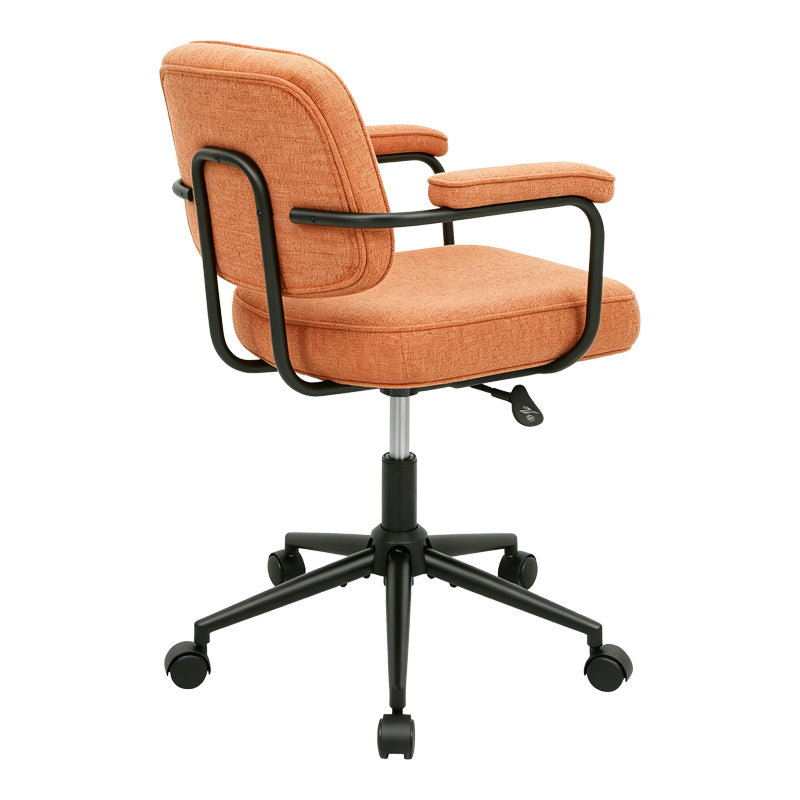 Καρέκλα Γραφείου Leberta Terracotta Ύφασμα 64x63,5x86-96