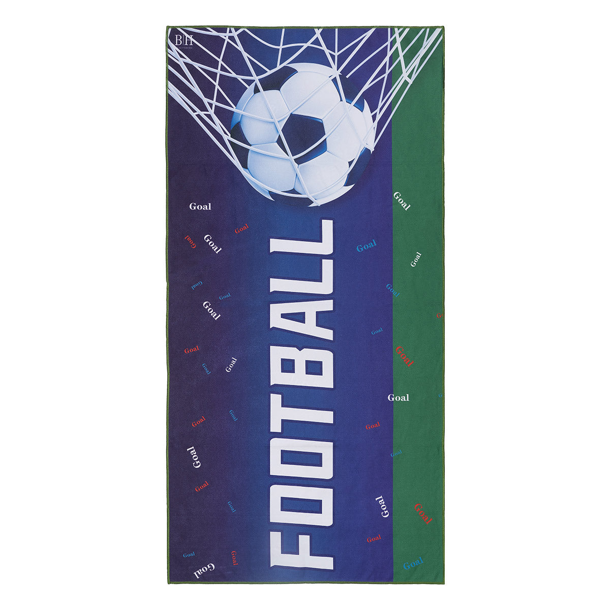 Πετσέτα Θαλάσσης Διπλής Όψης Παιδική Microfiber Αrt 2260 Μπλε-Πράσινο