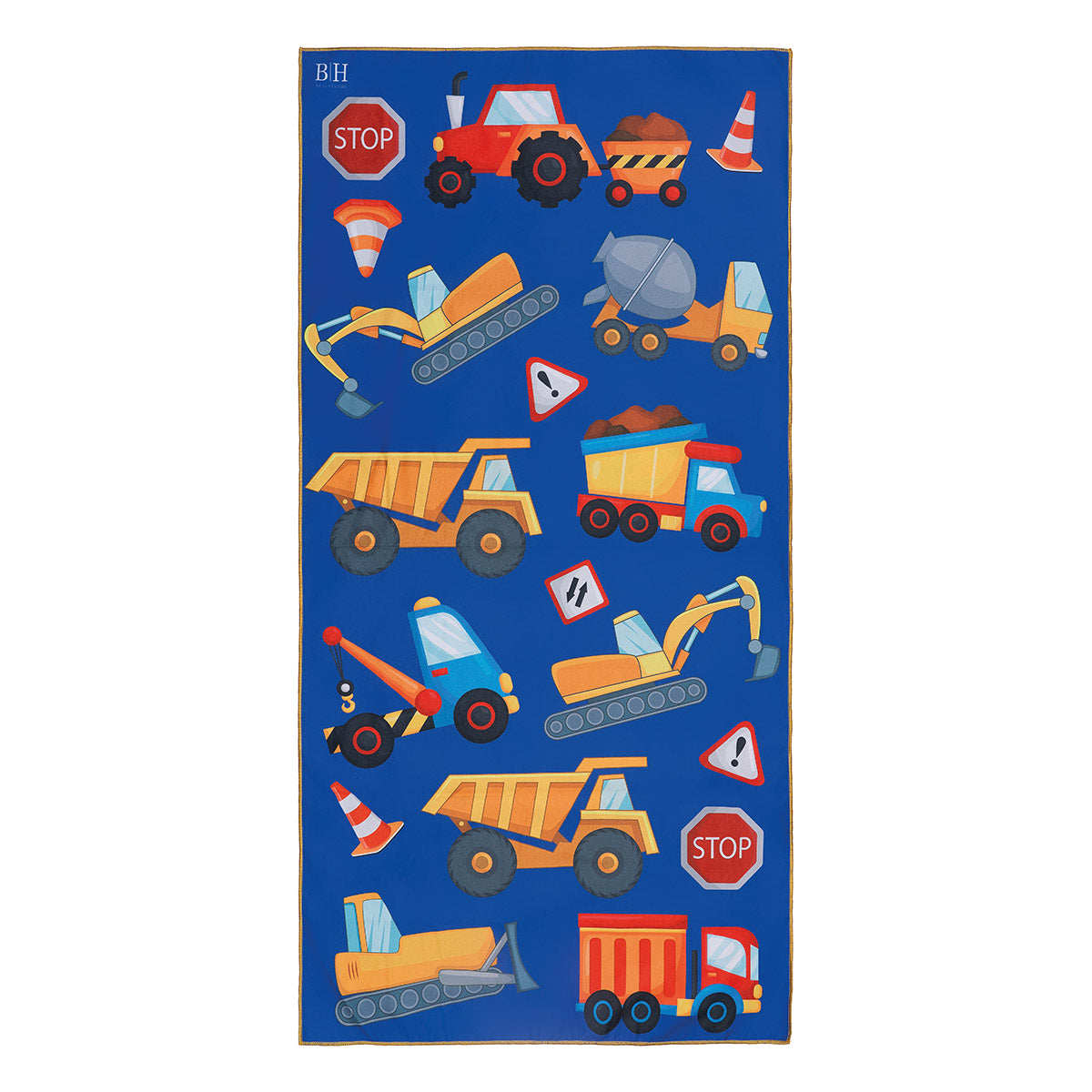 Πετσέτα Θαλάσσης Διπλής Όψης Παιδική Microfiber Αrt 2261 Μπλε