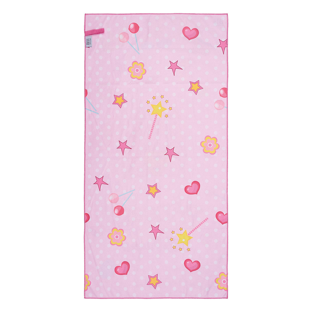 Πετσέτα Θαλάσσης Διπλής Όψης Παιδική Microfiber Αrt 2265 Ροζ