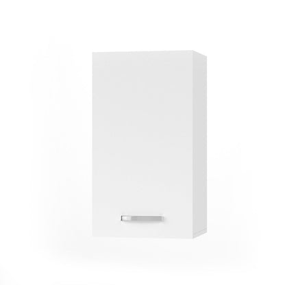 Charlotte Πάνω Ντουλάπι 40x30.5x71.8 με Μεταλλικά Χερούλια Λευκό