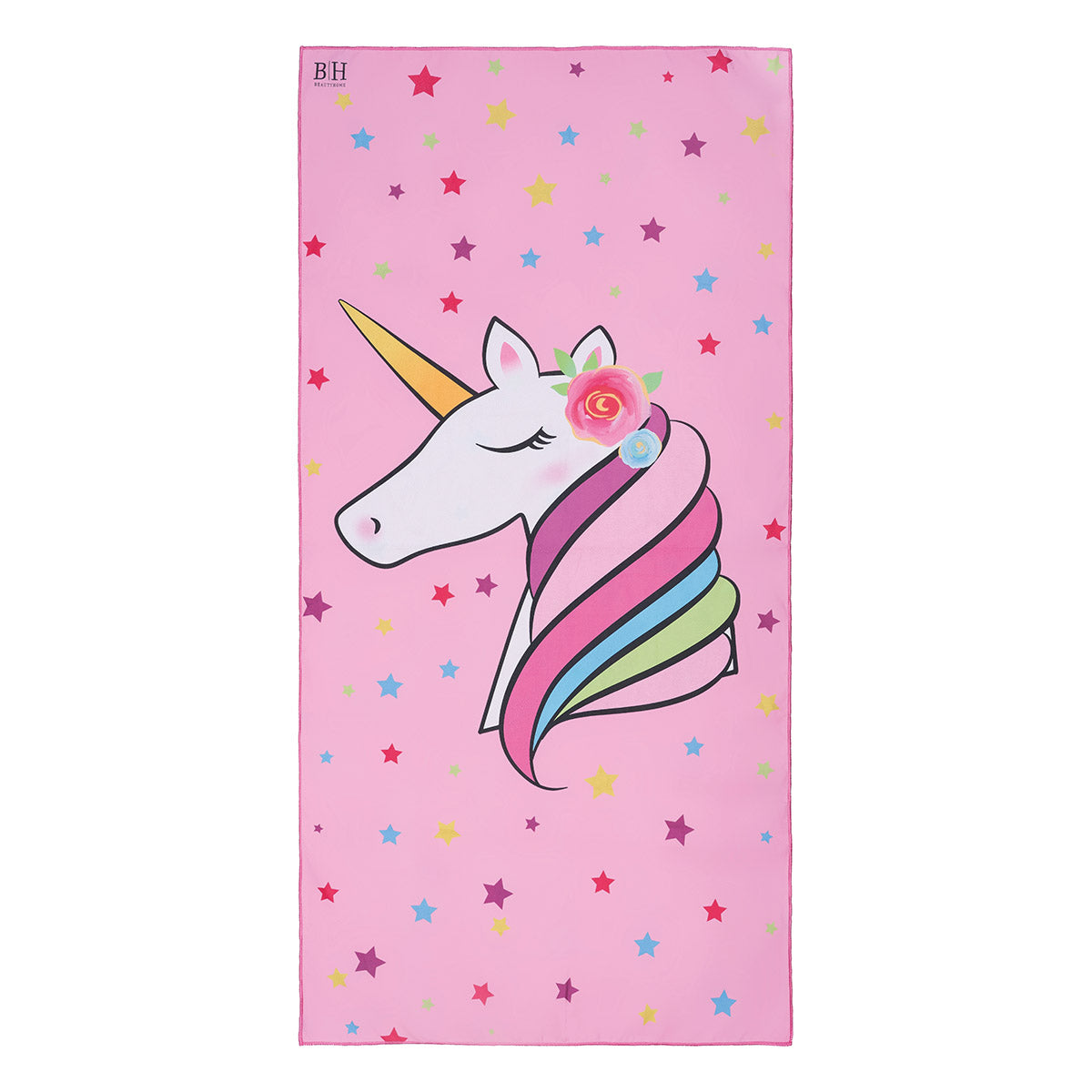 Πετσέτα Θαλάσσης Διπλής Όψης Παιδική Microfiber Αrt 2266 Ροζ