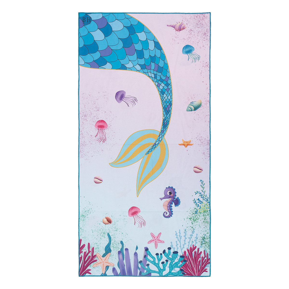 Πετσέτα Θαλάσσης Διπλής Όψης Παιδική Microfiber Αrt 2268 Βεραμάν