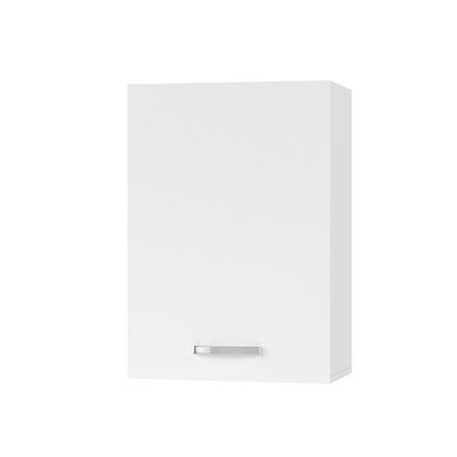 Charlotte Πάνω Ντουλάπι 50x30.5x71.8 με Μεταλλικά Χερούλια Λευκό