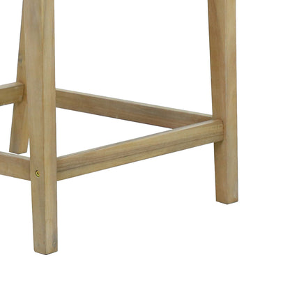 Καρέκλα Amalfi Μασίφ Ξύλο Ακακίας-Μπεζ Ύφασμα 59X63.5X104.9