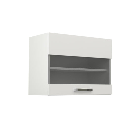 Charlotte Πάνω Ντουλάπι με Τζάμι 60x30,5x45 Λευκό