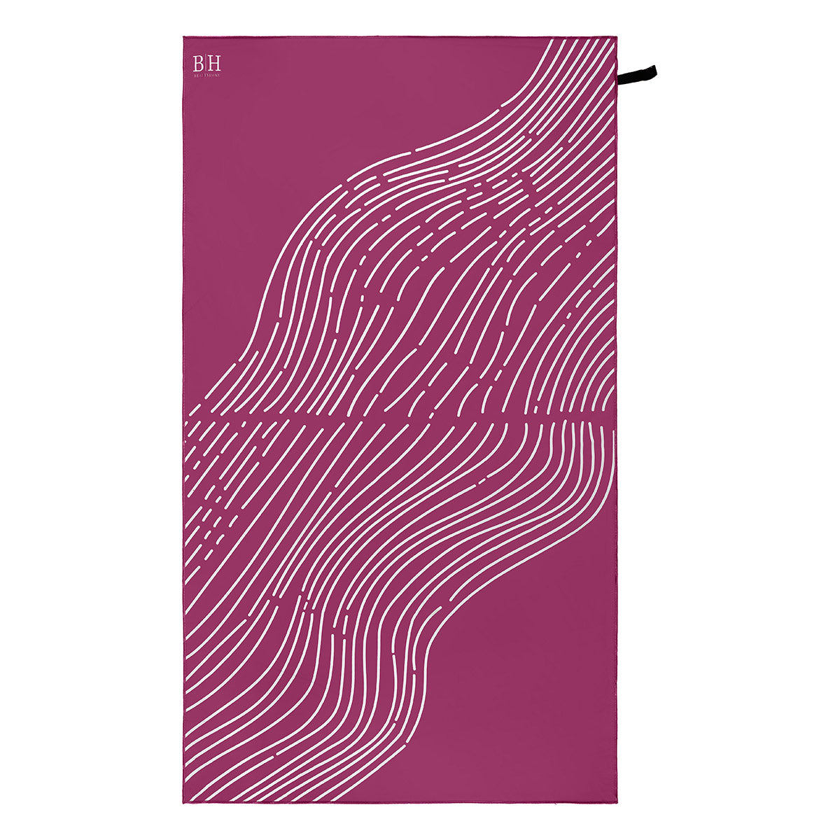 Πετσέτα Θαλάσσης Διπλής Όψης Microfiber 200gsm Art 2291 90x160εκ Μωβ