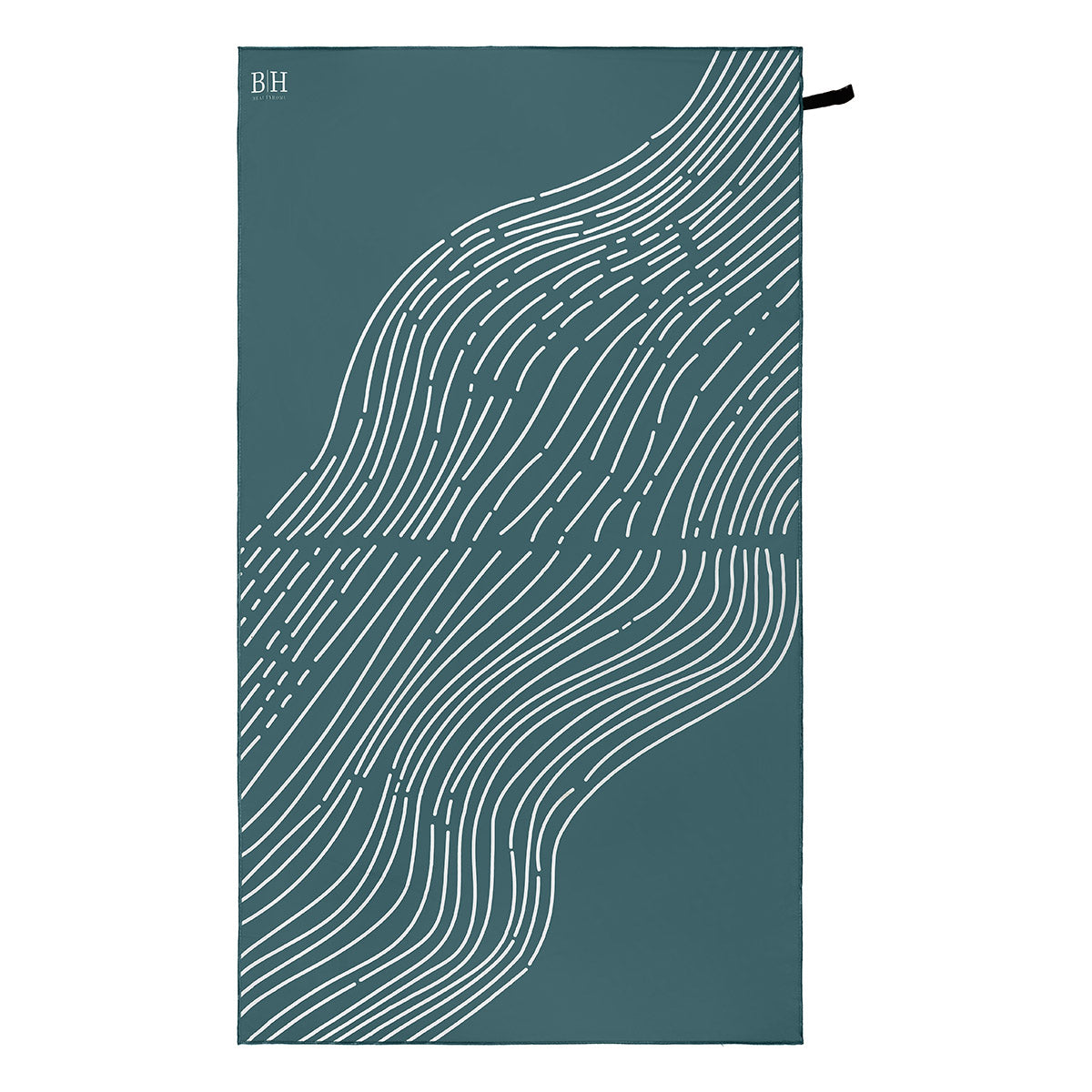 Πετσέτα Θαλάσσης Διπλής Όψης Microfiber 200gsm Art 2295 90x160εκ Πετρόλ