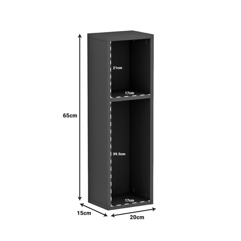 Επιδαπέδια Ραφιέρα Racks σε Γκρι Απόχρωση 20x15x65