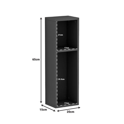 Επιδαπέδια Ραφιέρα Racks σε Γκρι Απόχρωση 20x15x65