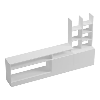 Σύνθετο Σαλονιού Seruno σε Λευκή Απόχρωση 170x25x100