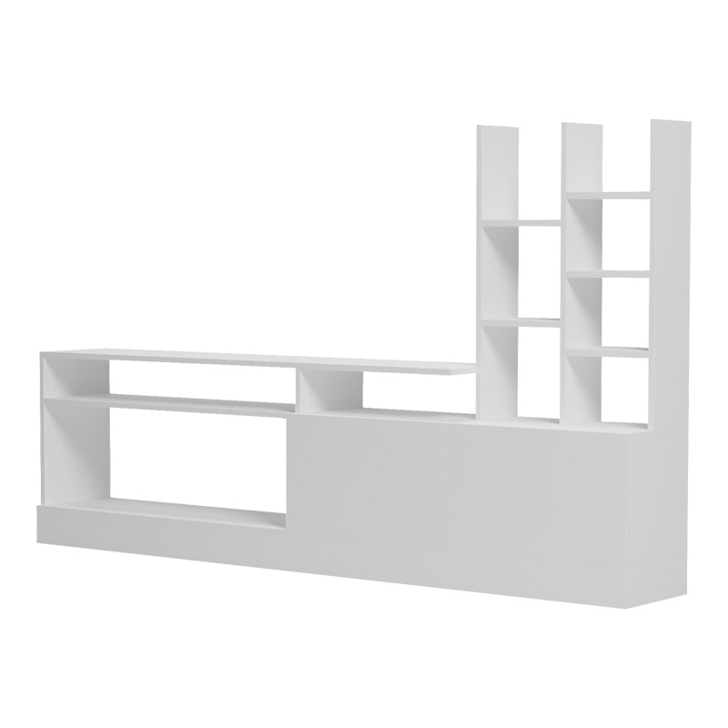 Σύνθετο Σαλονιού Seruno σε Λευκή Απόχρωση 170x25x100