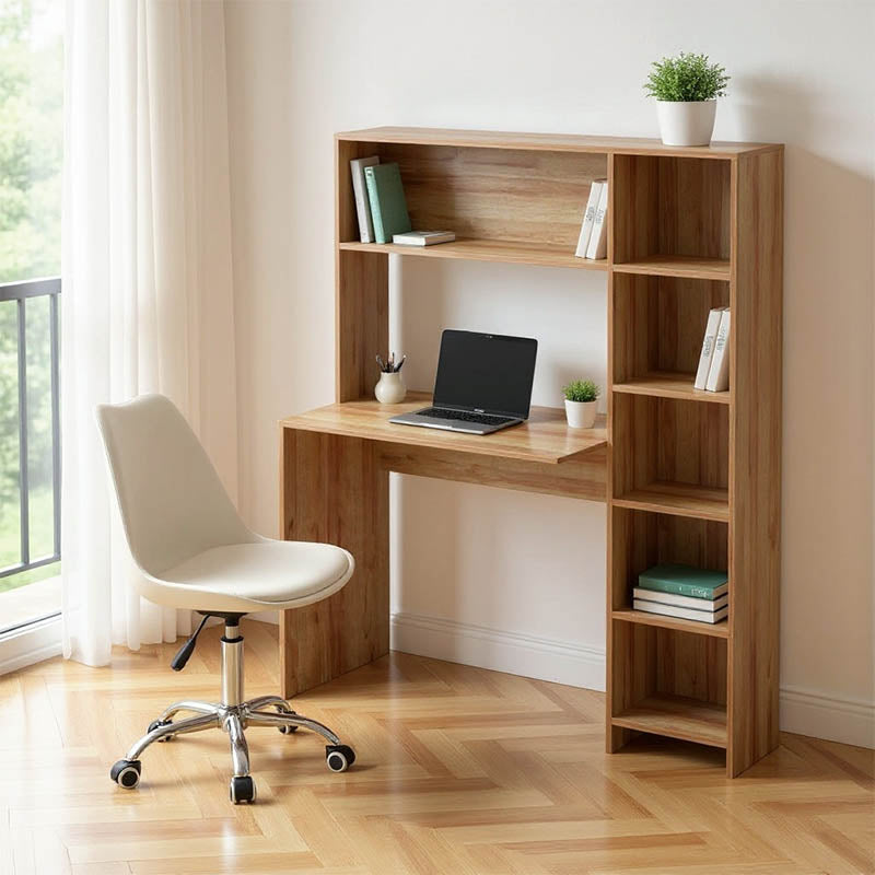 Γραφείο με Βιβλιοθήκη Janson σε Oak Απόχρωση 113.2x40x141.8