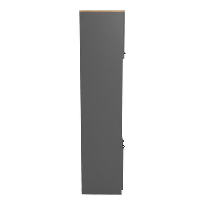 Ντουλάπα Κουζίνας Rowan σε Oak-Ανθρακί Απόχρωση 60x42x182