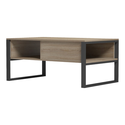 Τραπέζι Σαλονιού Bendon σε Sonoma-Μαύρη Απόχρωση 100x60x44.5