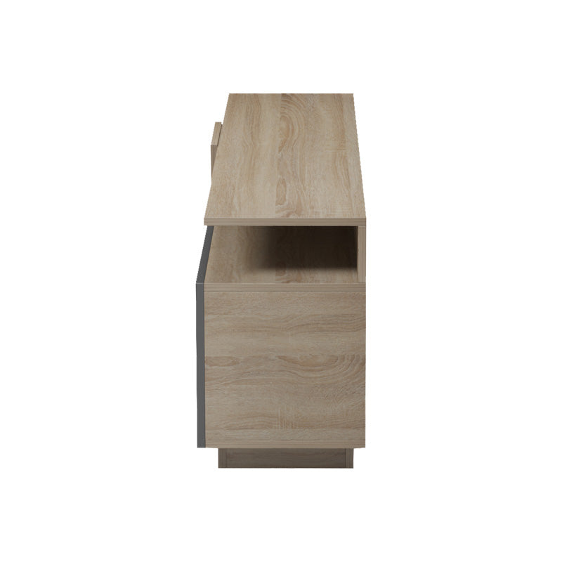 Έπιπλο Τηλεόρασης Vendora σε Sonoma-Ανθρακί Απόχρωση 150x29.5x46.3