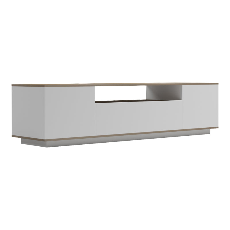 Έπιπλο Τηλεόρασης Winey σε Sonoma-Λευκή Απόχρωση 180x44.5x44.5