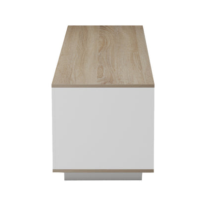 Έπιπλο Τηλεόρασης Winey σε Sonoma-Λευκή Απόχρωση 180x44.5x44.5