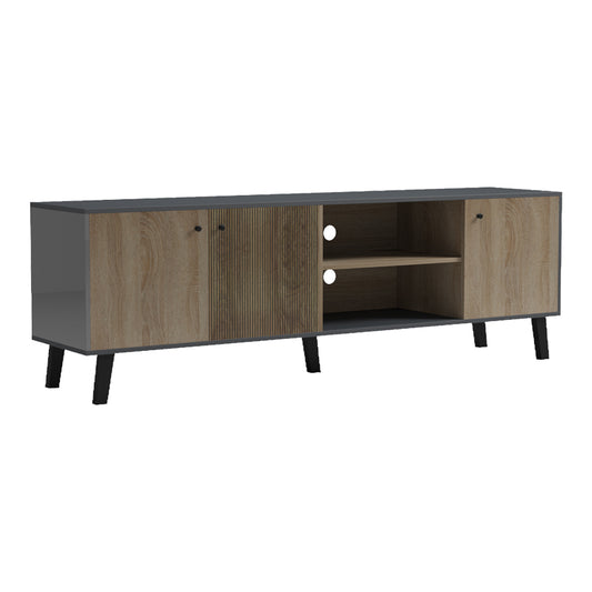 Έπιπλο Τηλεόρασης Tuscany Sonoma-Ανθρακί 180x41x51