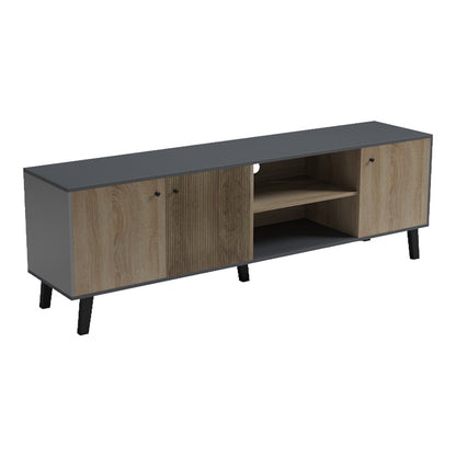 Έπιπλο Τηλεόρασης Tuscany Sonoma-Ανθρακί 180x41x51