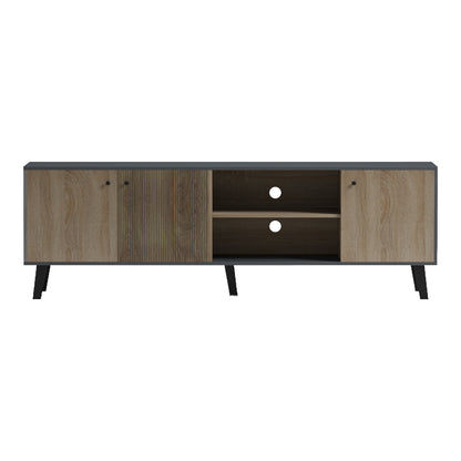 Έπιπλο Τηλεόρασης Tuscany Sonoma-Ανθρακί 180x41x51