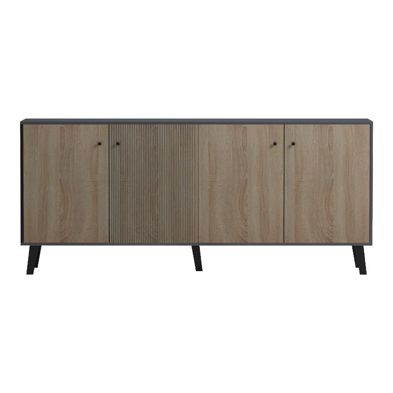 Μπουφές Tuscany Sonoma-Ανθρακί 180x40x78.6