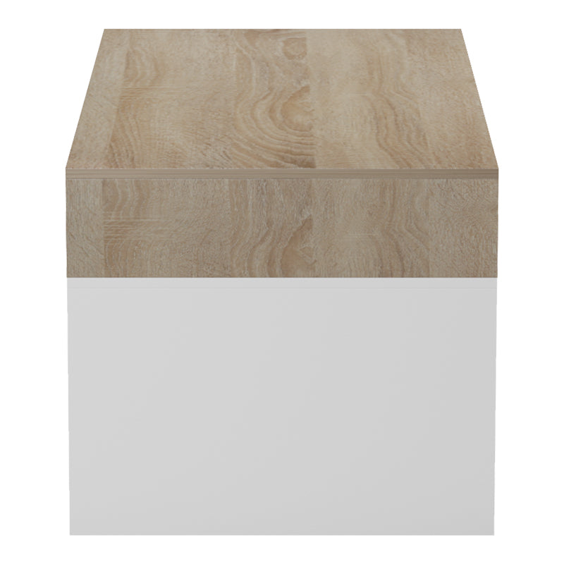 Τραπέζι Σαλονιού Consa Sonoma - Λευκό 120x60x52.8