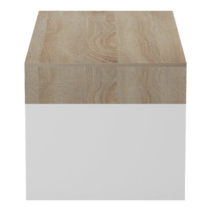 Τραπέζι Σαλονιού Consa Sonoma - Λευκό 120x60x52.8
