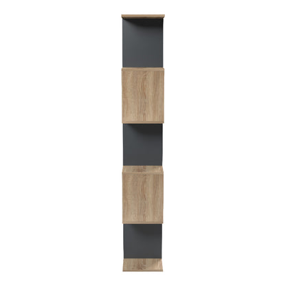 Βιβλιοθήκη Tetri Sonoma-Ανθρακί 121.8x25.4x158.8
