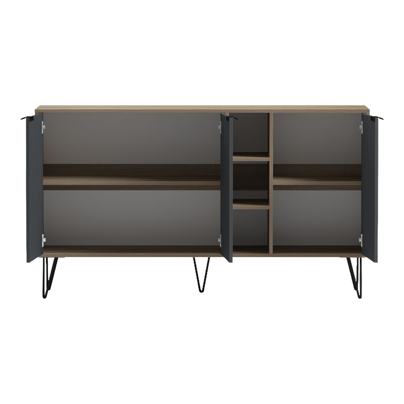 Μπουφές Balain Sonoma-Ανθρακί 142x35.5x83