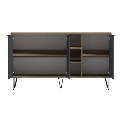 Μπουφές Balain Sonoma-Ανθρακί 142x35.5x83